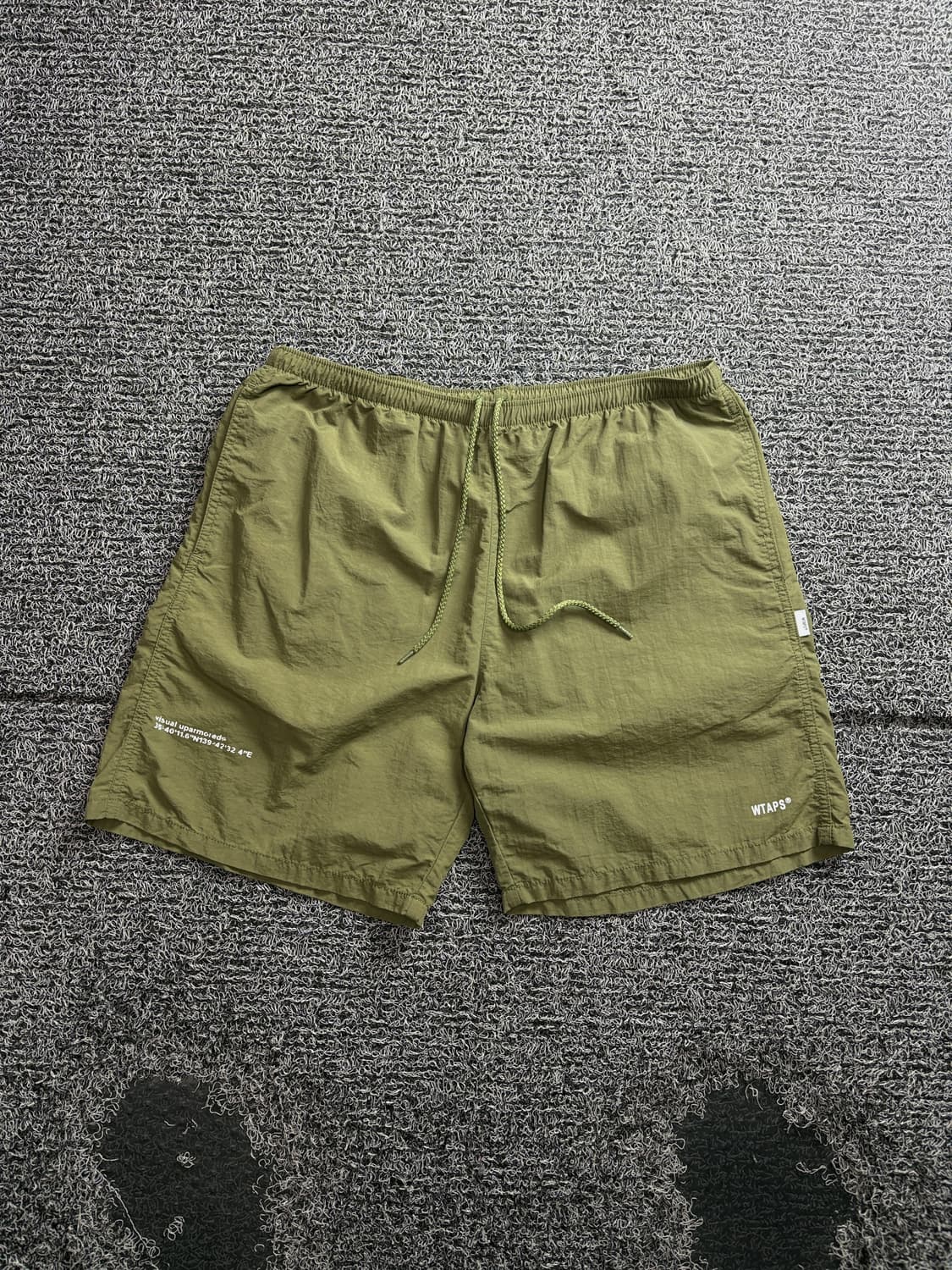 더블 탭스 자수로고 코튼 쇼츠 3677 상품이미지2