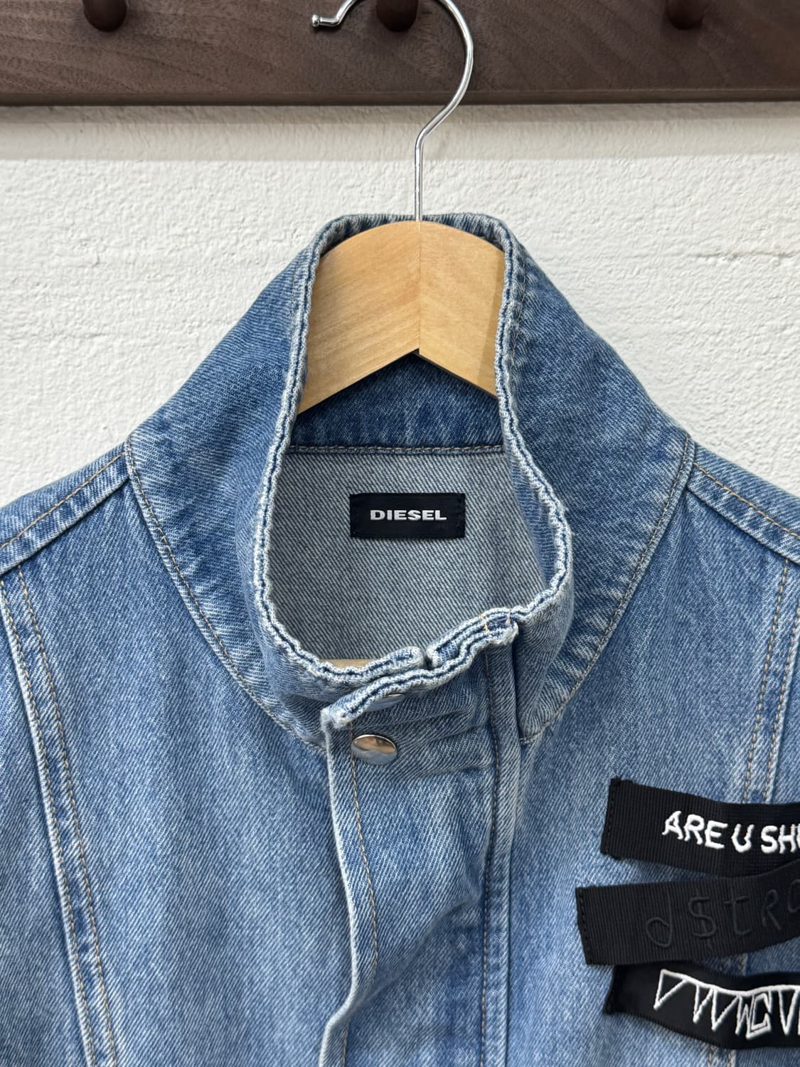 디젤 데님 니트 집업(T35) 상품이미지3