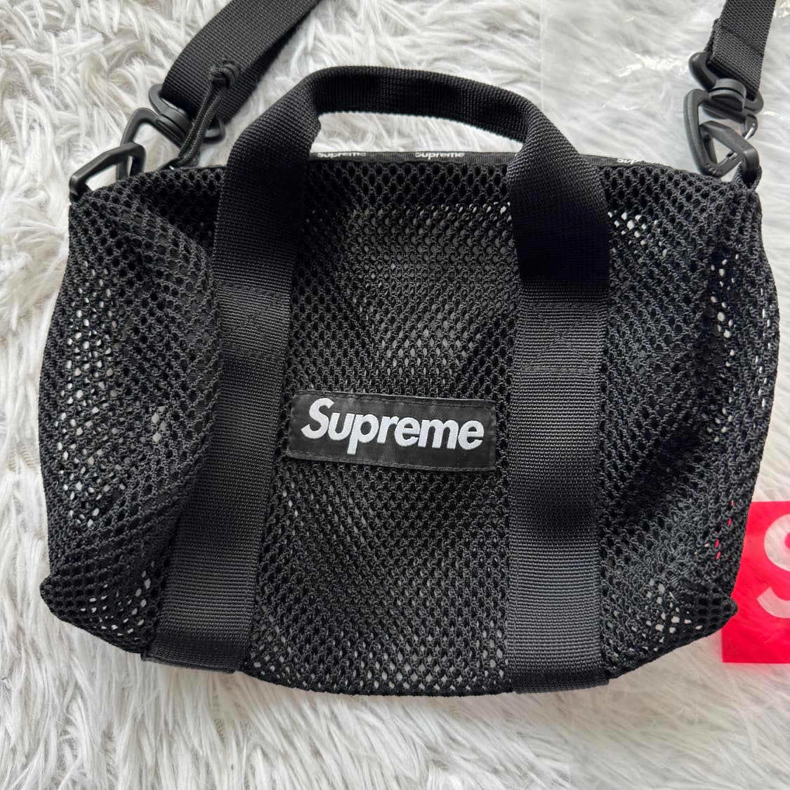 SUPREME 일본빈티지 슈프림 메쉬 미니 더플백 블랙 23ss 가방 상품이미지3