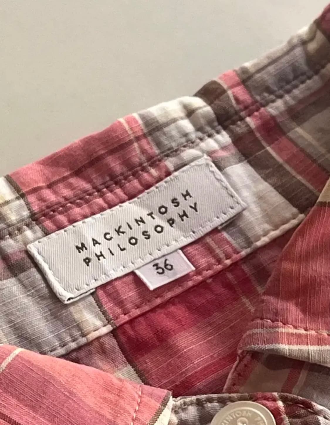 매킨토시 필로소피 셔츠 상품이미지2