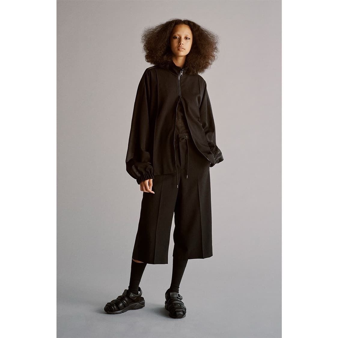 요지야마모토 후리스 집업 자켓 상품이미지5