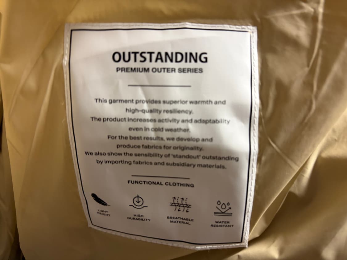 아웃스탠딩 24FW 카라코람 구스다운 블루  상품이미지6