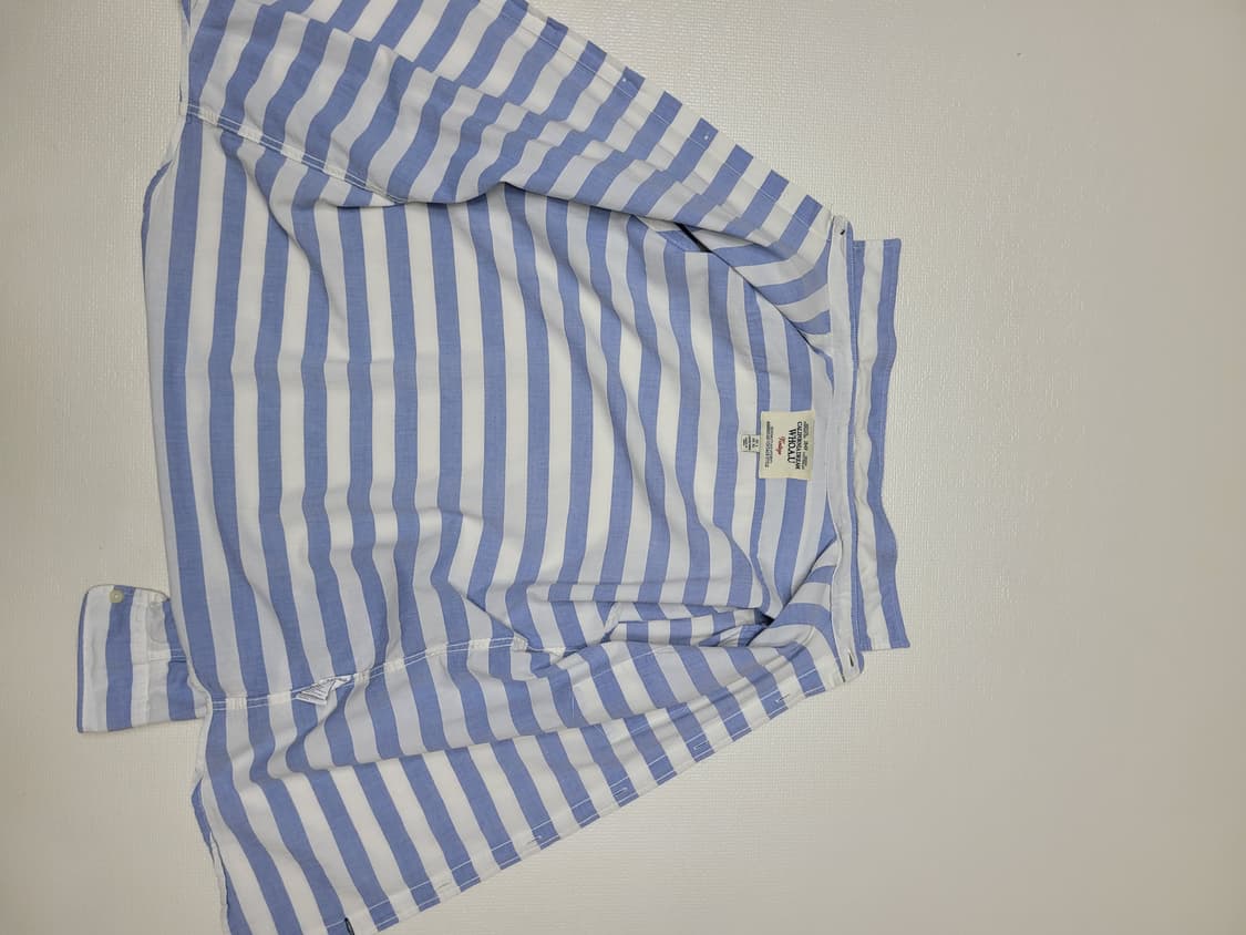 후아유 WHO.A.U 남자 스트라이프 셔츠 105 스카이블루 상품이미지8