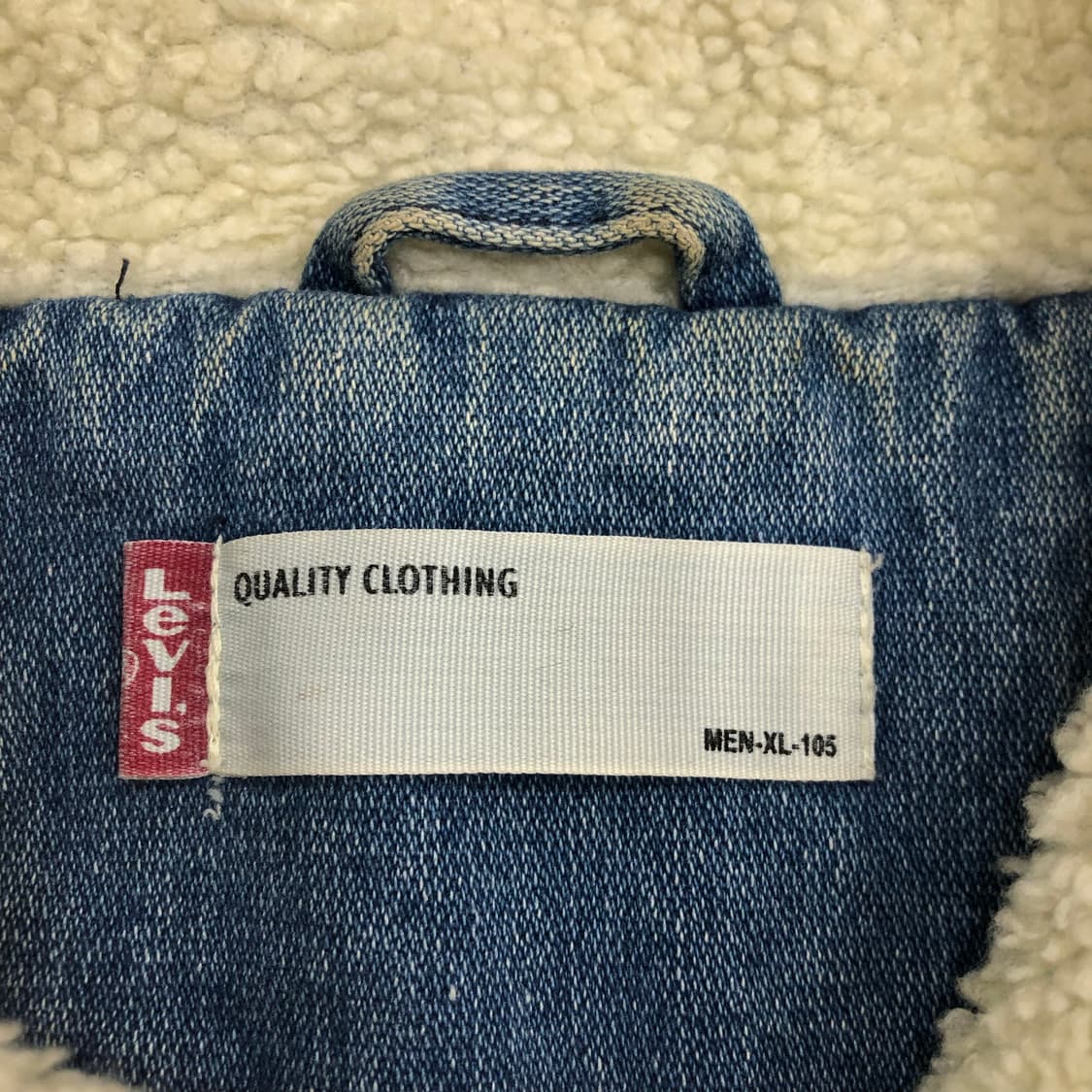 리바이스 양털 셰르파 워시드 데님 자켓 상품이미지7