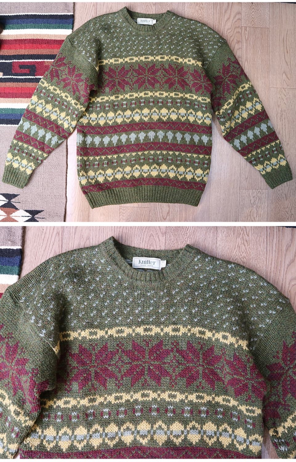 
영국 메이드 KNITTER 울100% 빈티지 스웨터

 상품이미지4
