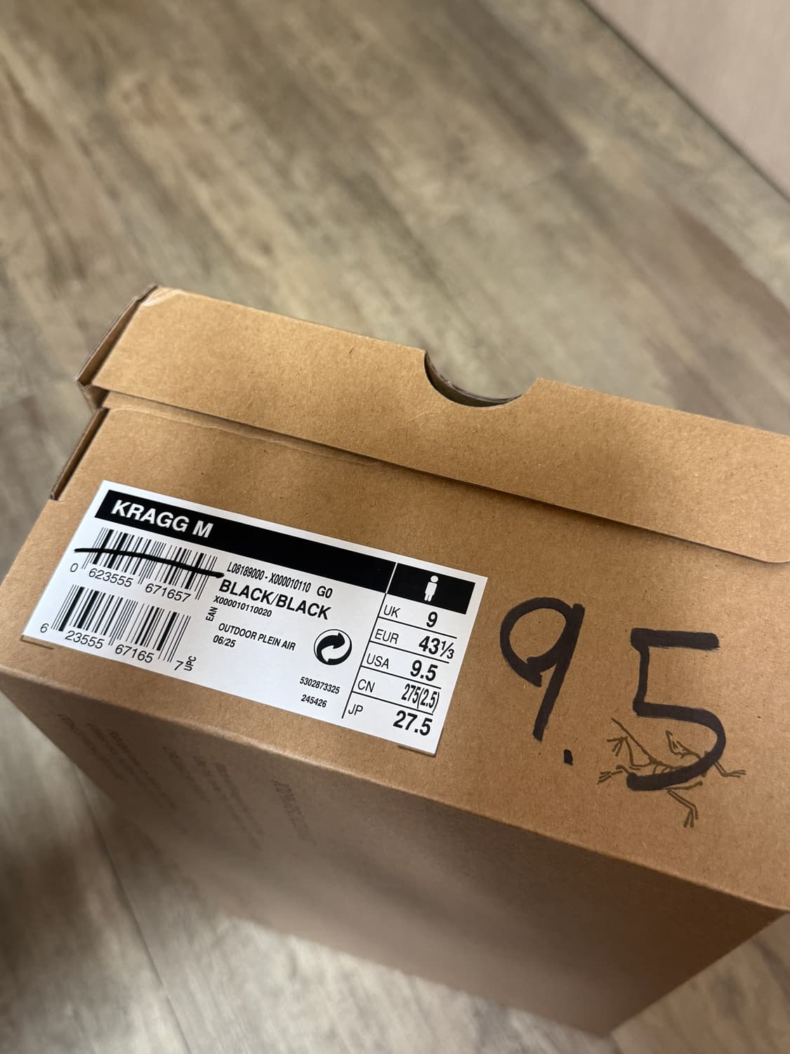 아크테릭스 크래그 블랙 신발 275 상품이미지3