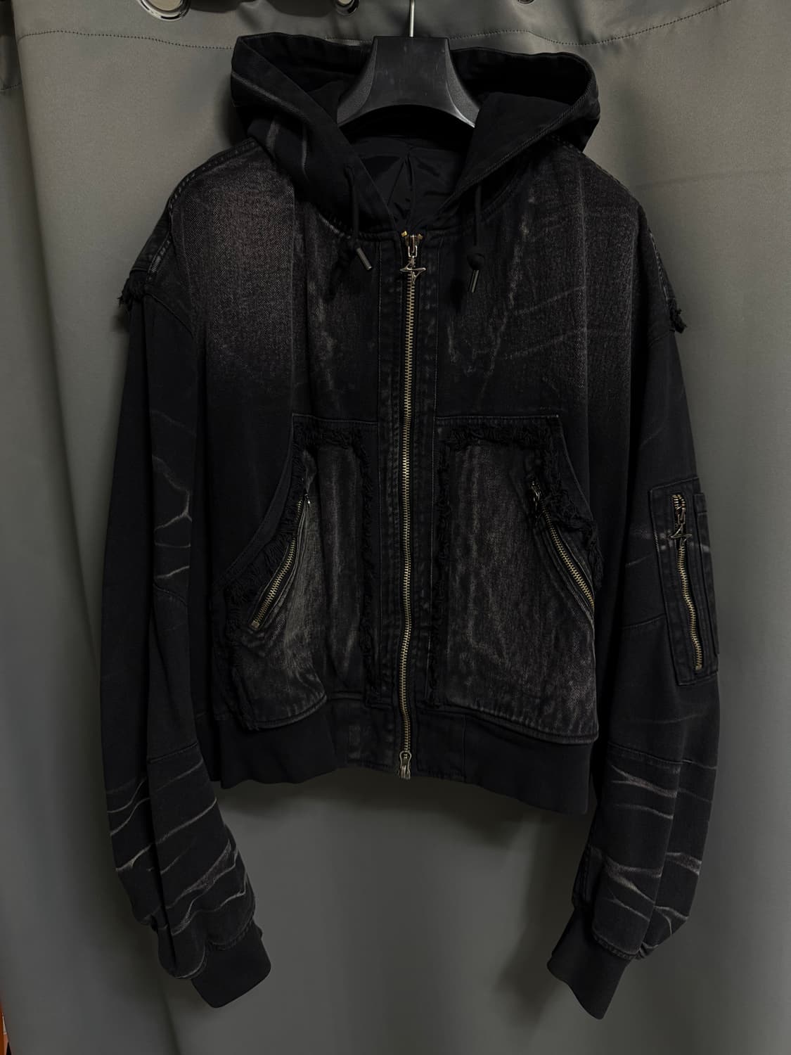 blr 데님 후드 자켓 상품이미지1