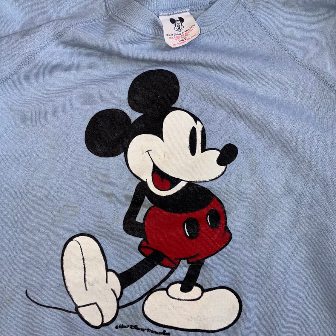 6,70s 미키마우스 스웻 셔츠 상품이미지2