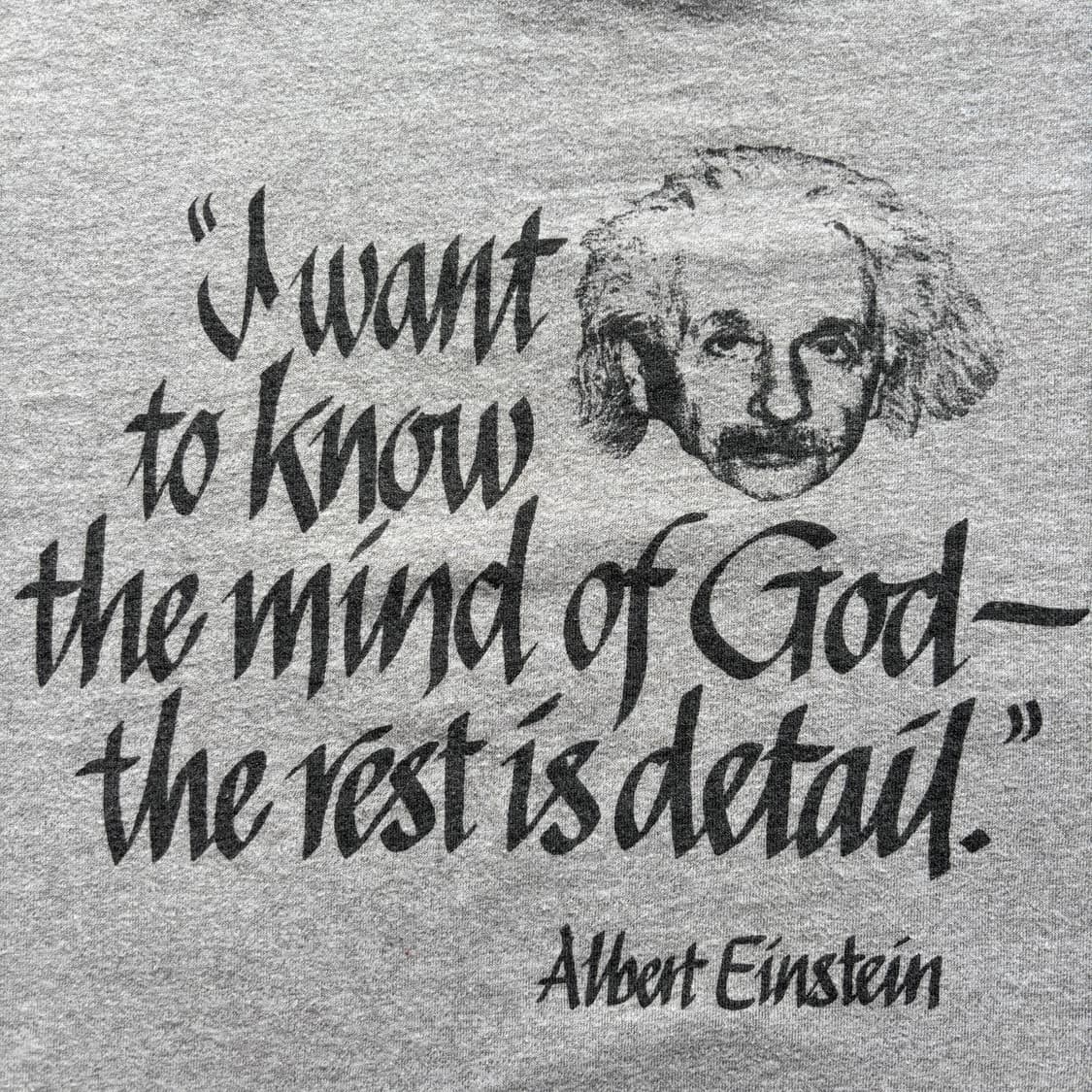 80s 빈티지 아인슈타인 프로모 티셔츠 상품이미지3