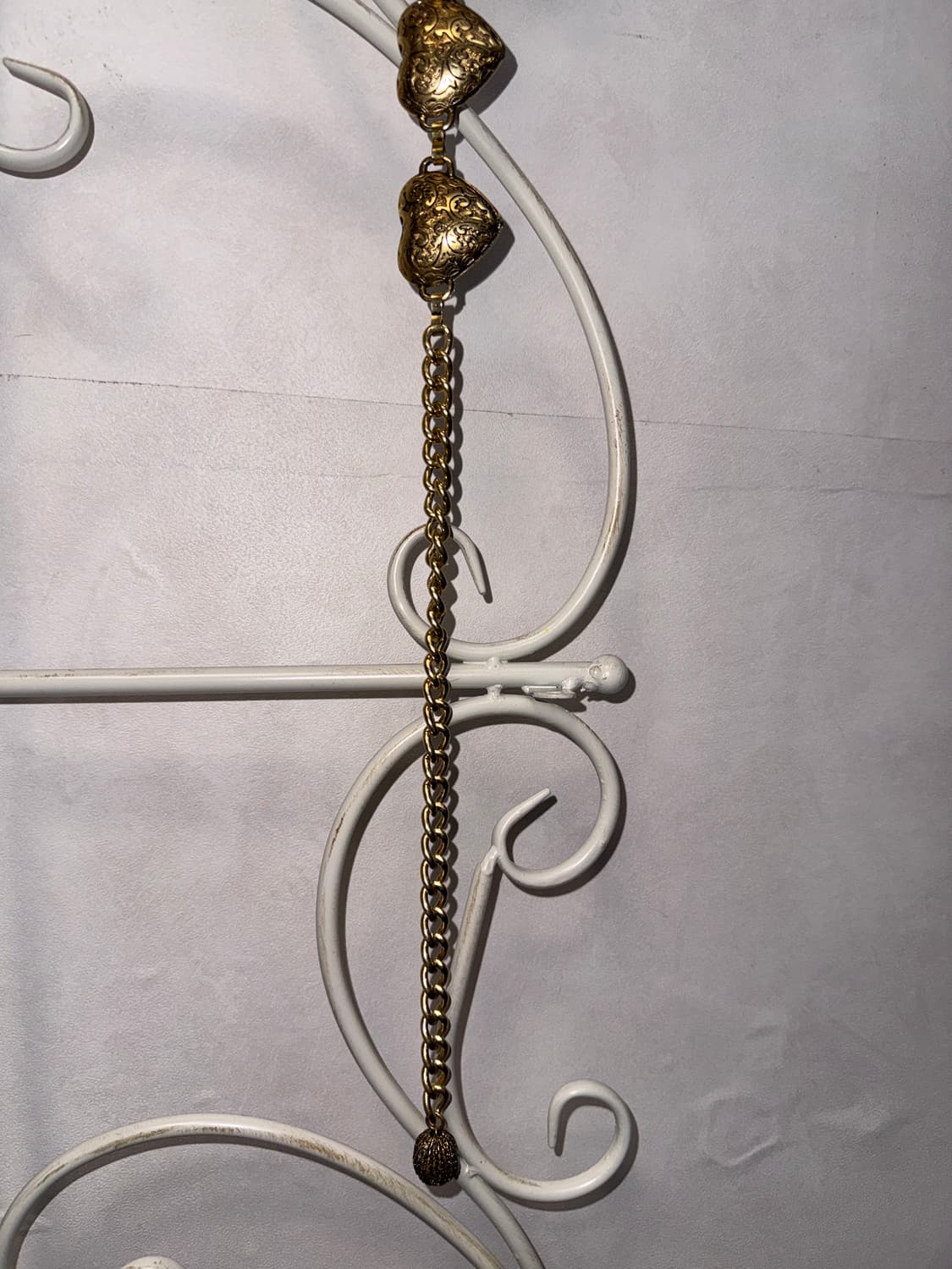 Gold oriental heart charm chain belt 상품이미지8