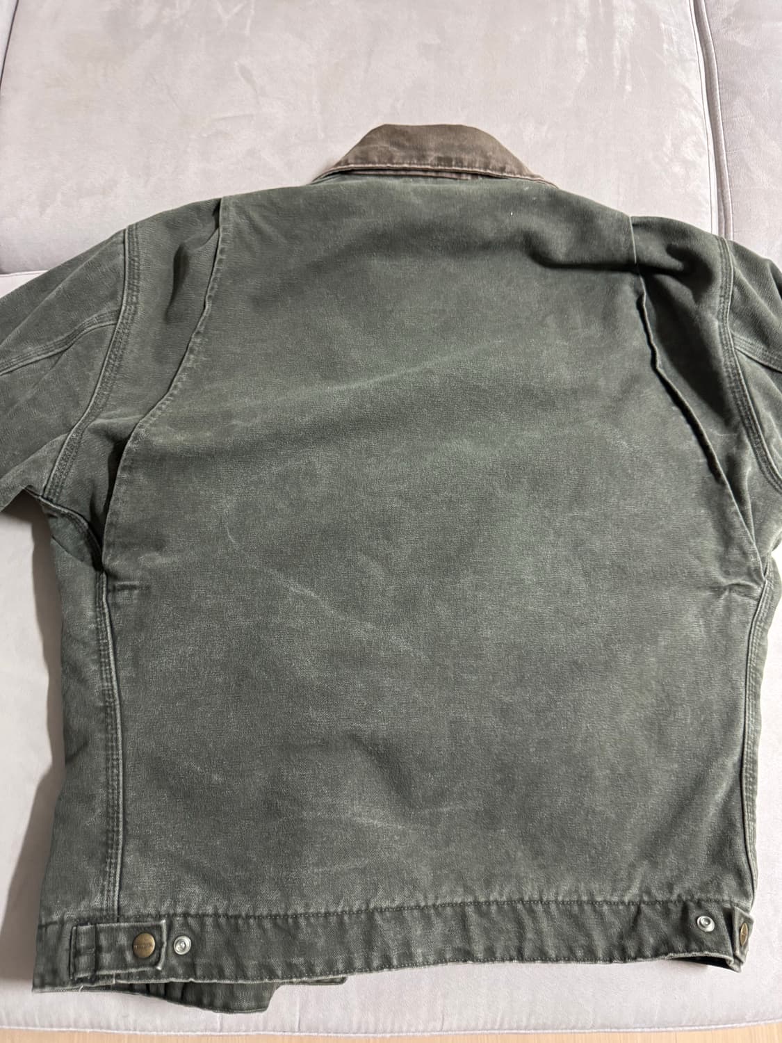 칼하트 디트로이트 J97 자켓 모스그린 L 상품이미지8