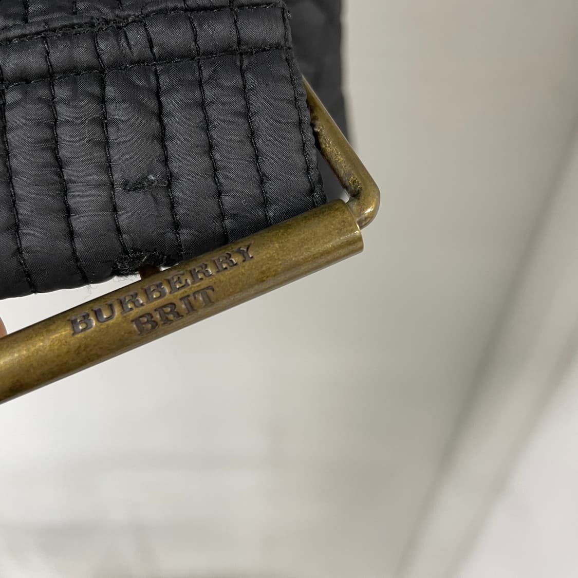 버버리 퀄팅 코트 블랙 M(W) 상품이미지4