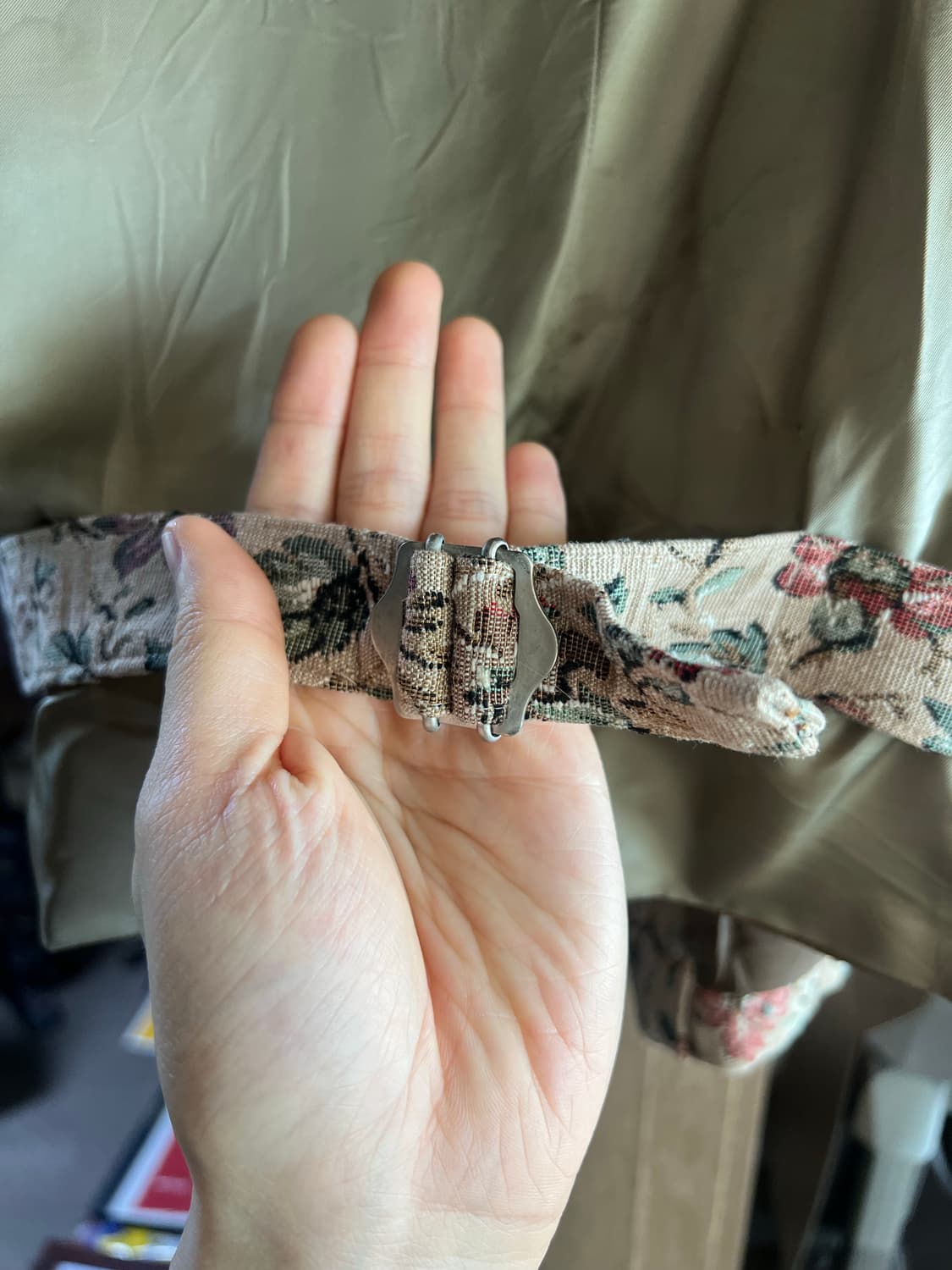 빈티지 플라워 베스트 조끼 상품이미지3