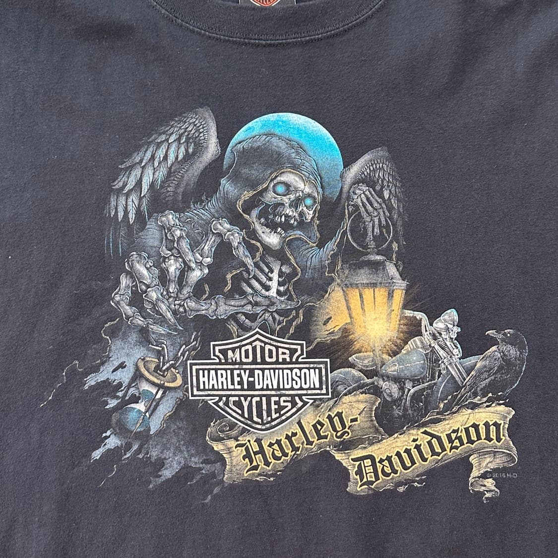 할리데이비슨 그림 리퍼 티셔츠 XXL 상품이미지3