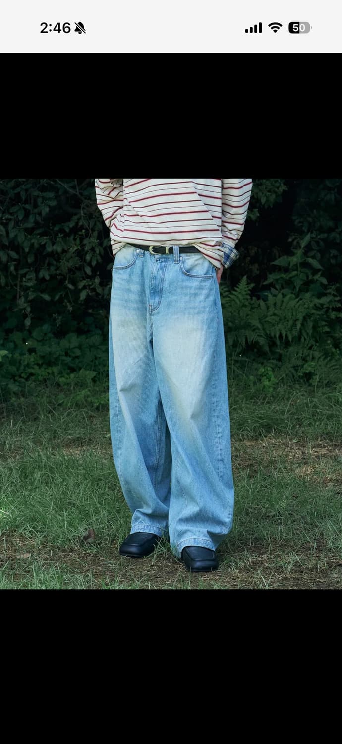 노운 코듀로이 데님 팬츠 상품이미지1