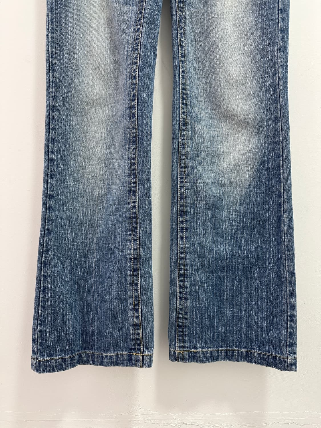 Riche Glamour buttoned denim flare jeans 상품이미지2