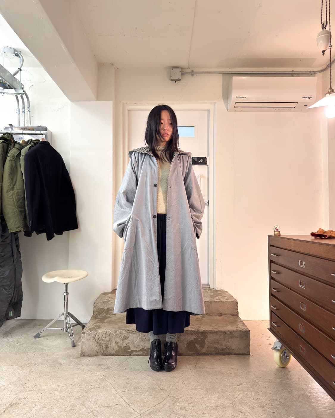 Sunsea 17fw  Reversible Jedi Coat/ 3 상품이미지1