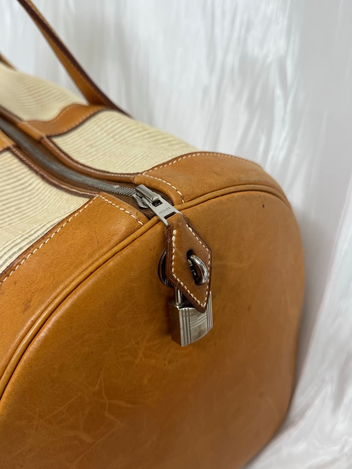 Hermes RARE 1998 RD Crinoline Travel Bag 상품이미지2