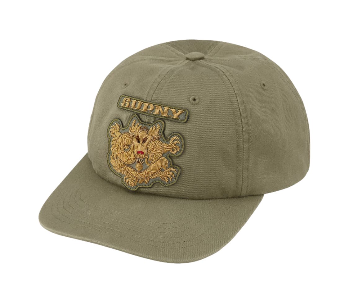 슈프림 불리온 드래곤 6 패널 볼캡 올리브 상품이미지1