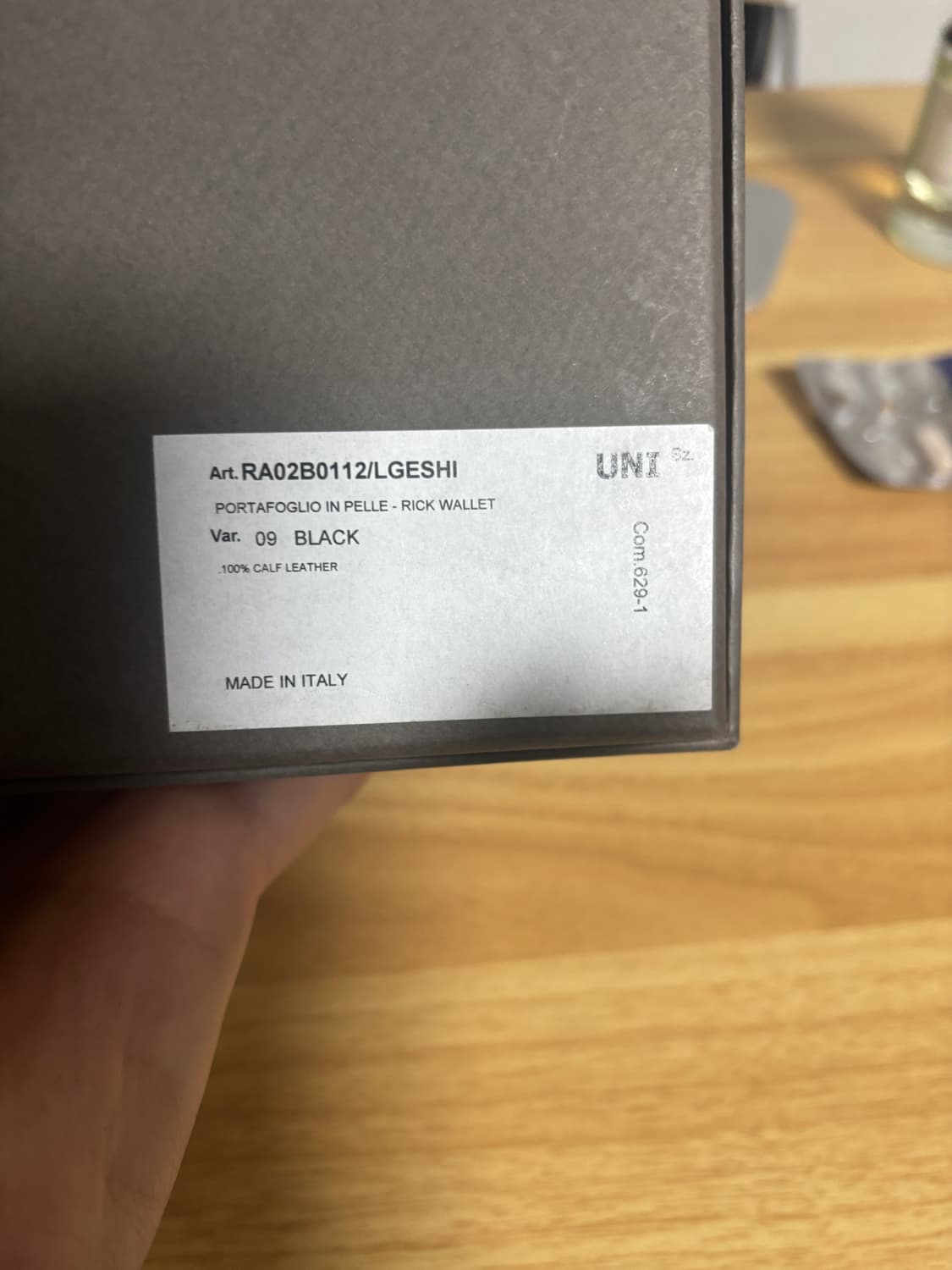 릭오웬스 롱 레더 월렛 / 지갑 (블랙) 상품이미지7