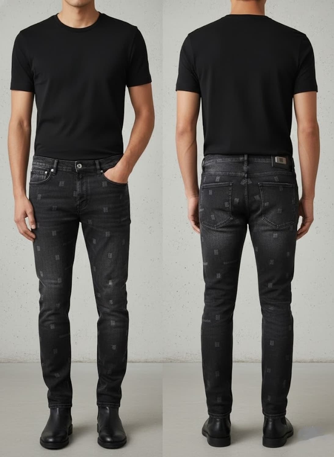 지방시(Givenchy) 모노그램 로고 데님 진 상품이미지8