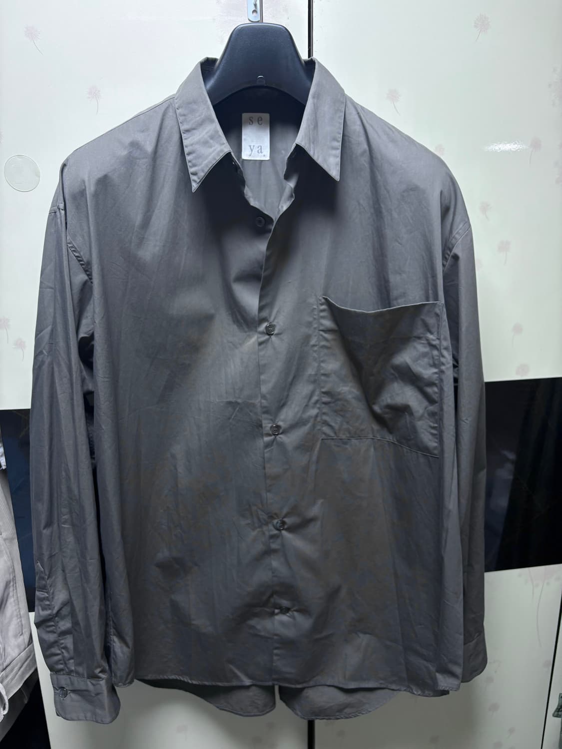 [3] Seya 세야 코튼 셔츠 grey 크리스타세야 상품이미지2