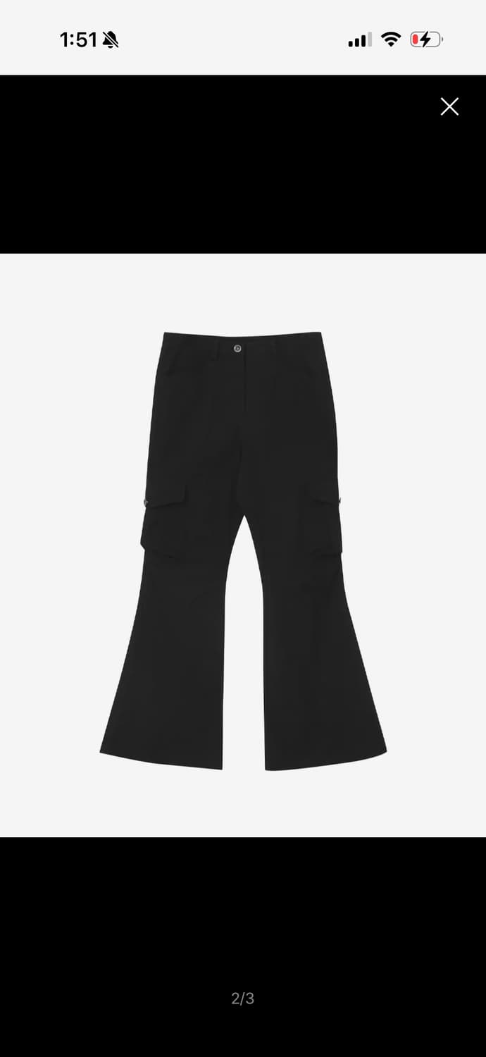 미세키서울 포켓 카고 부츠컷팬츠 상품이미지2