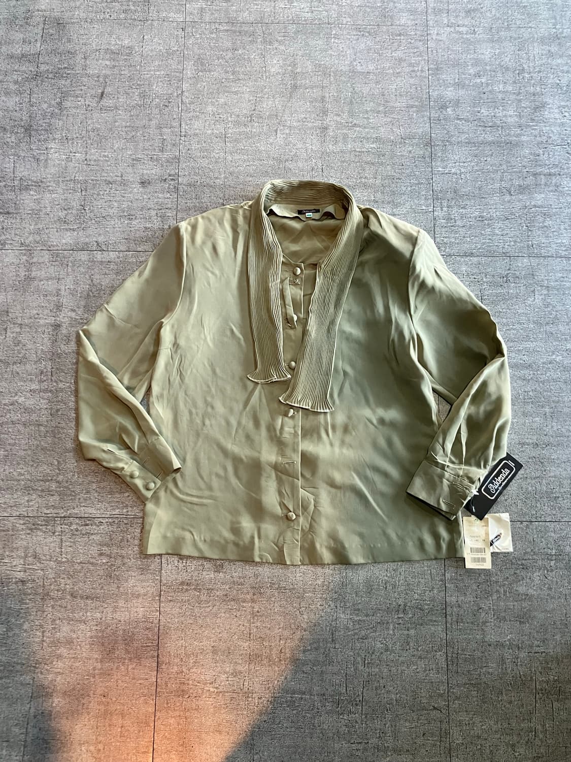 일본빈티지 Addenda 달천깔페어리 프린세스깔 타이블라우스 상품이미지1