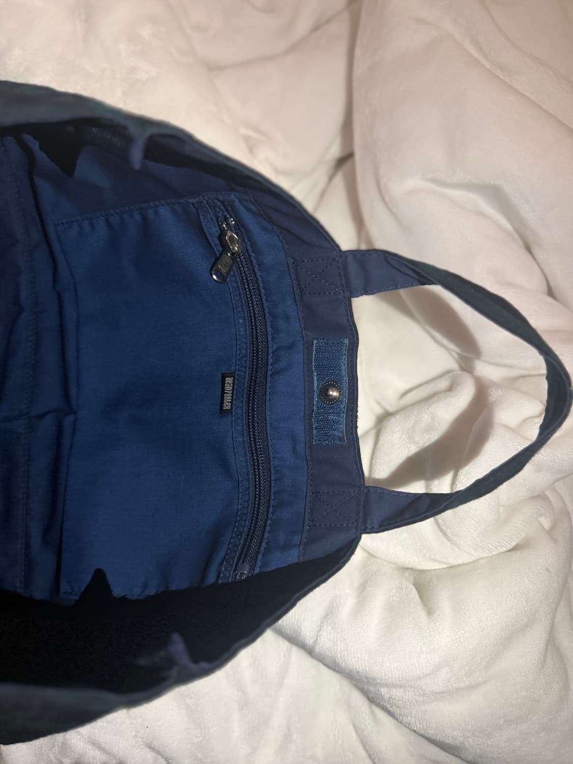 Yoshida Poter 그린 체크백 상품이미지4