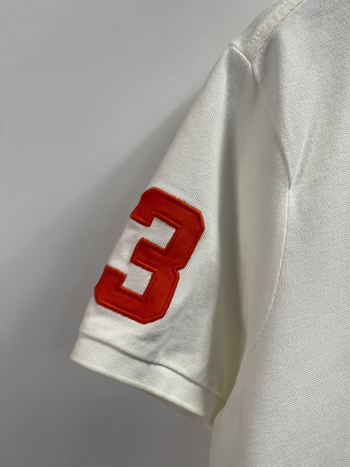 폴로 랄프로렌 빅포니 화이트 반팔 카라티 (on.639)   상품이미지4