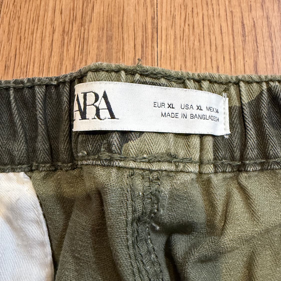 ZARA 카모플라주 조거 팬츠 상품이미지2