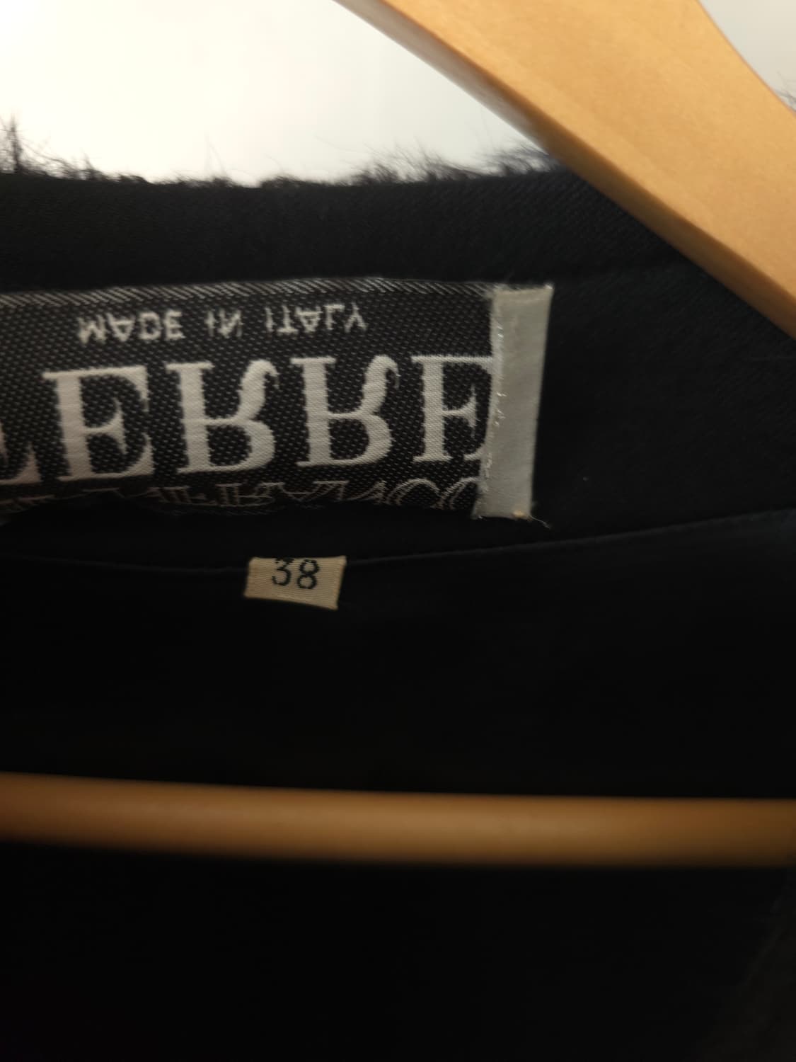 890s Gianfranco Ferré 블랙 퍼 재킷 IT38(페이크) 상품이미지4