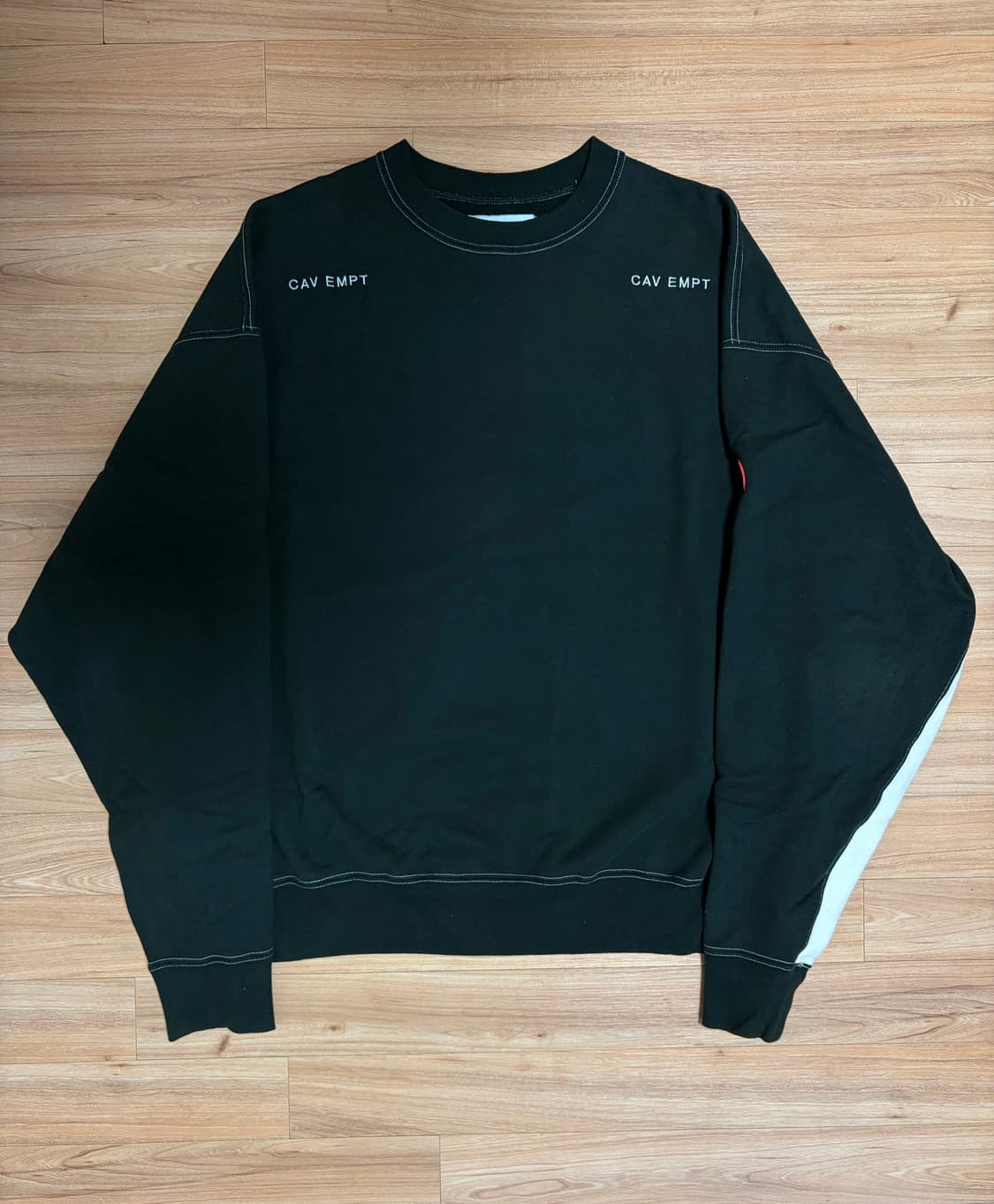 [XL] 카브엠트 솔리드 크루넥 #2 블랙  상품이미지2