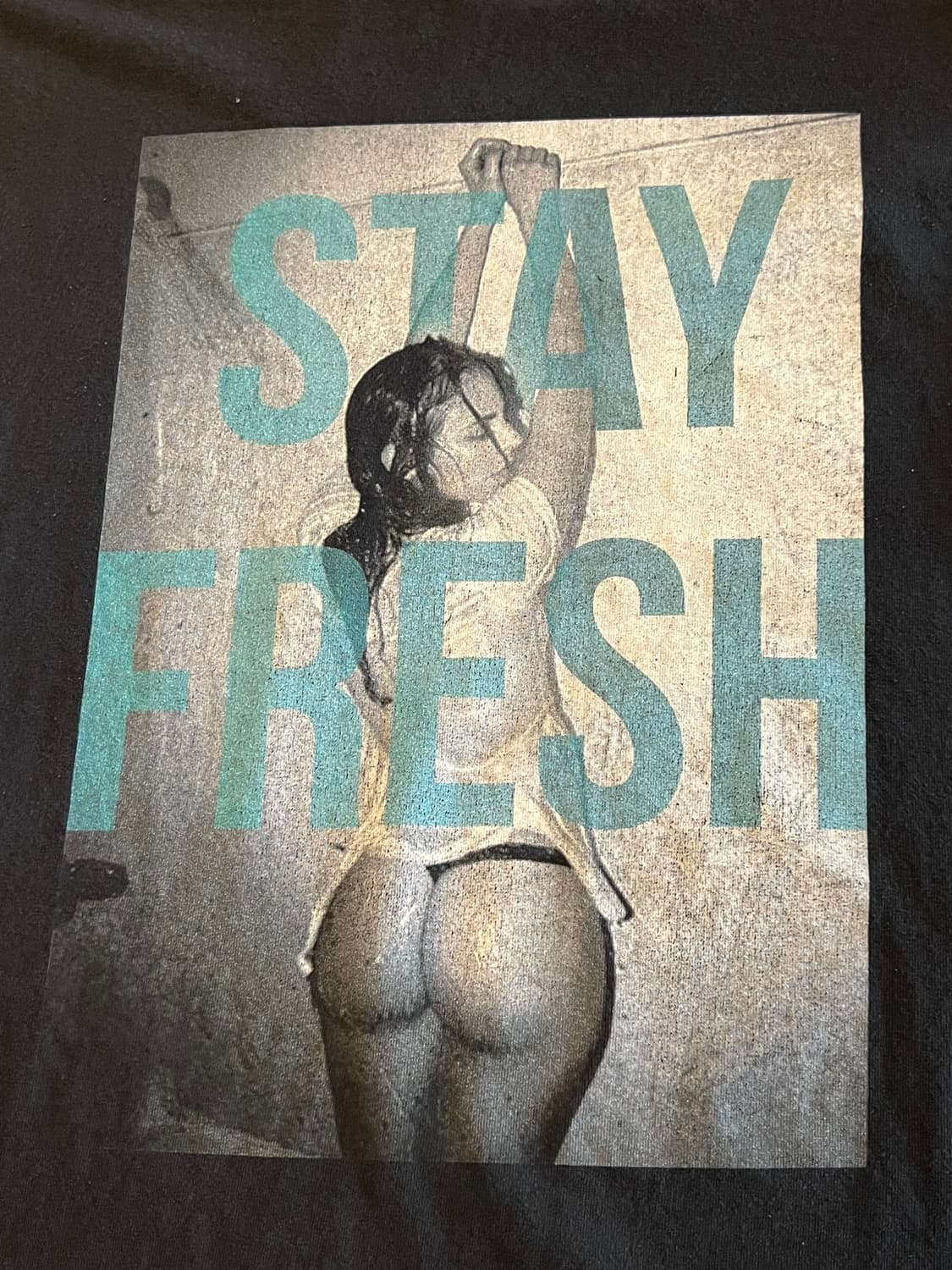 [L] 빈티지 롱슬리브 Stay Fresh 그래픽 긴팔 티셔츠 상품이미지4