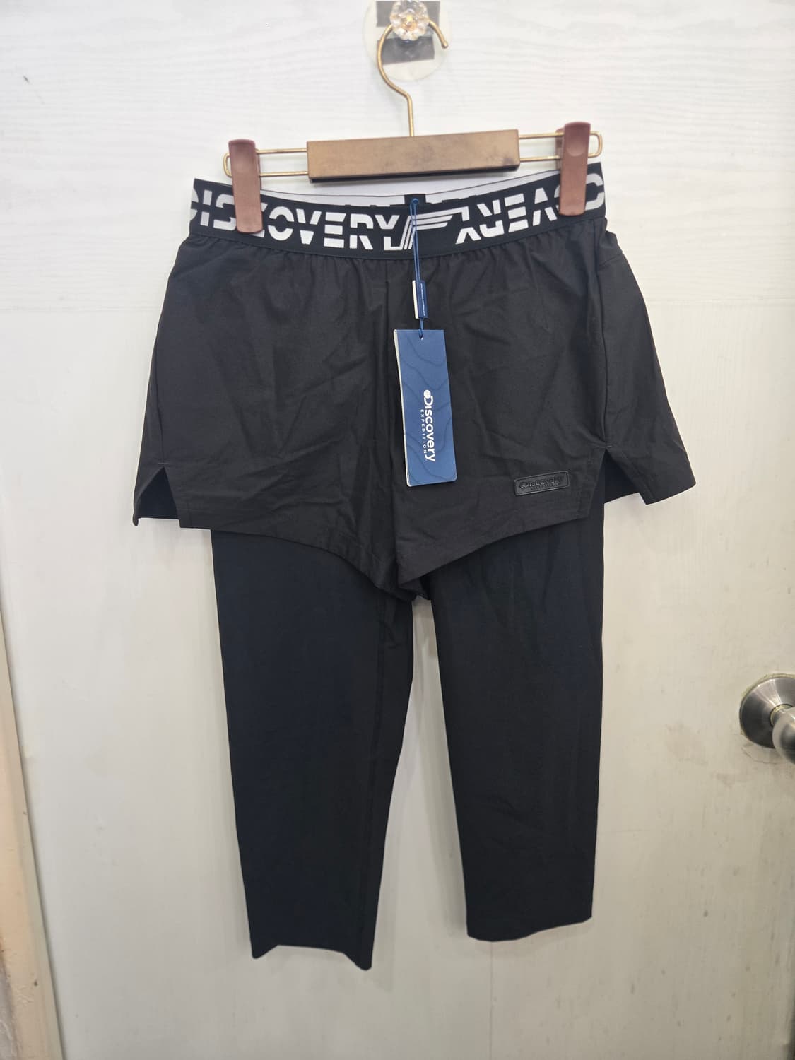 M,95,택있는 새상품) Discovery 디스커버리 레깅스 7부 반바지 상품이미지1
