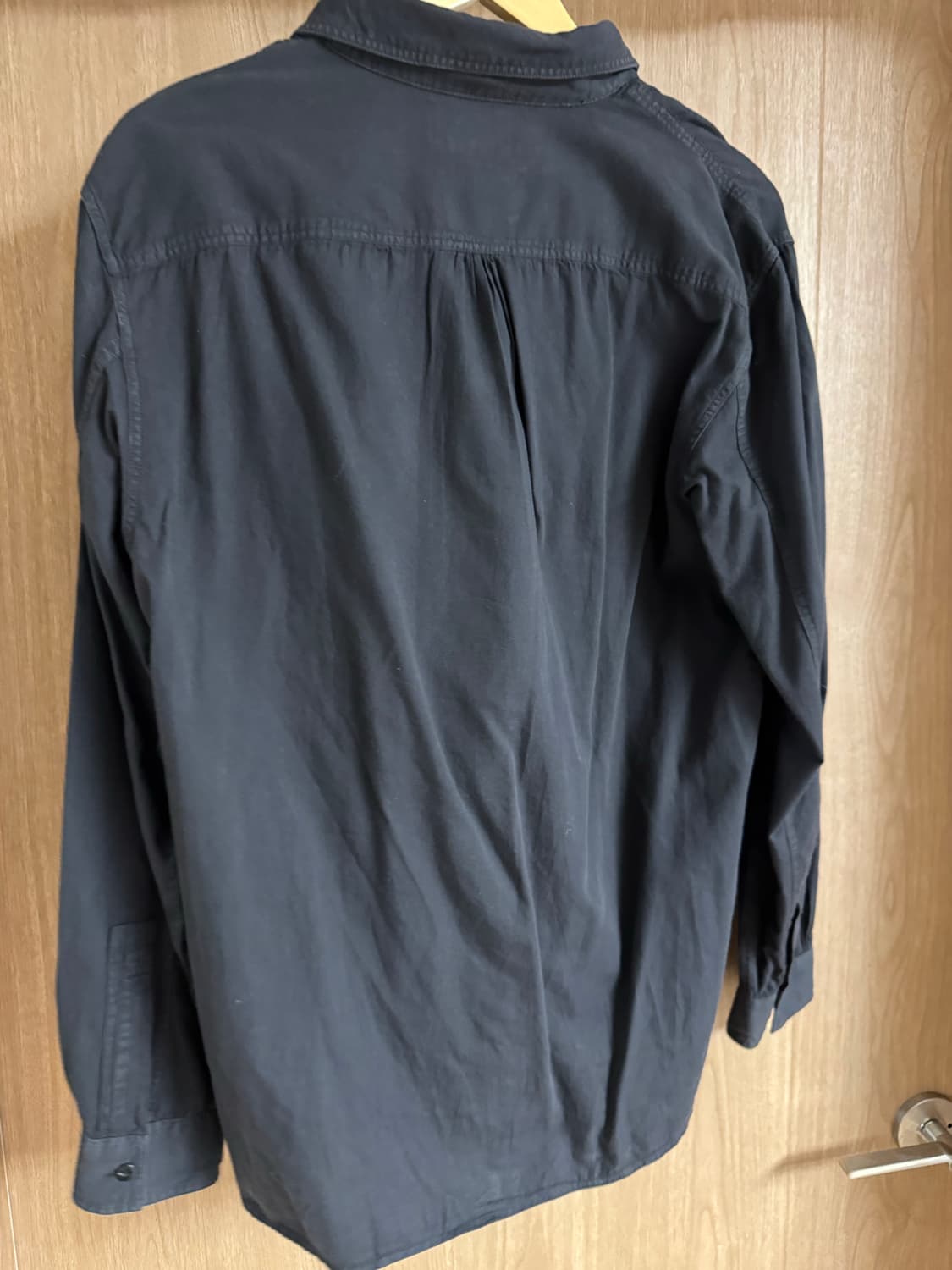 더블알엘(RRL) 블랙 코튼 셔츠 L사이즈 상품이미지2