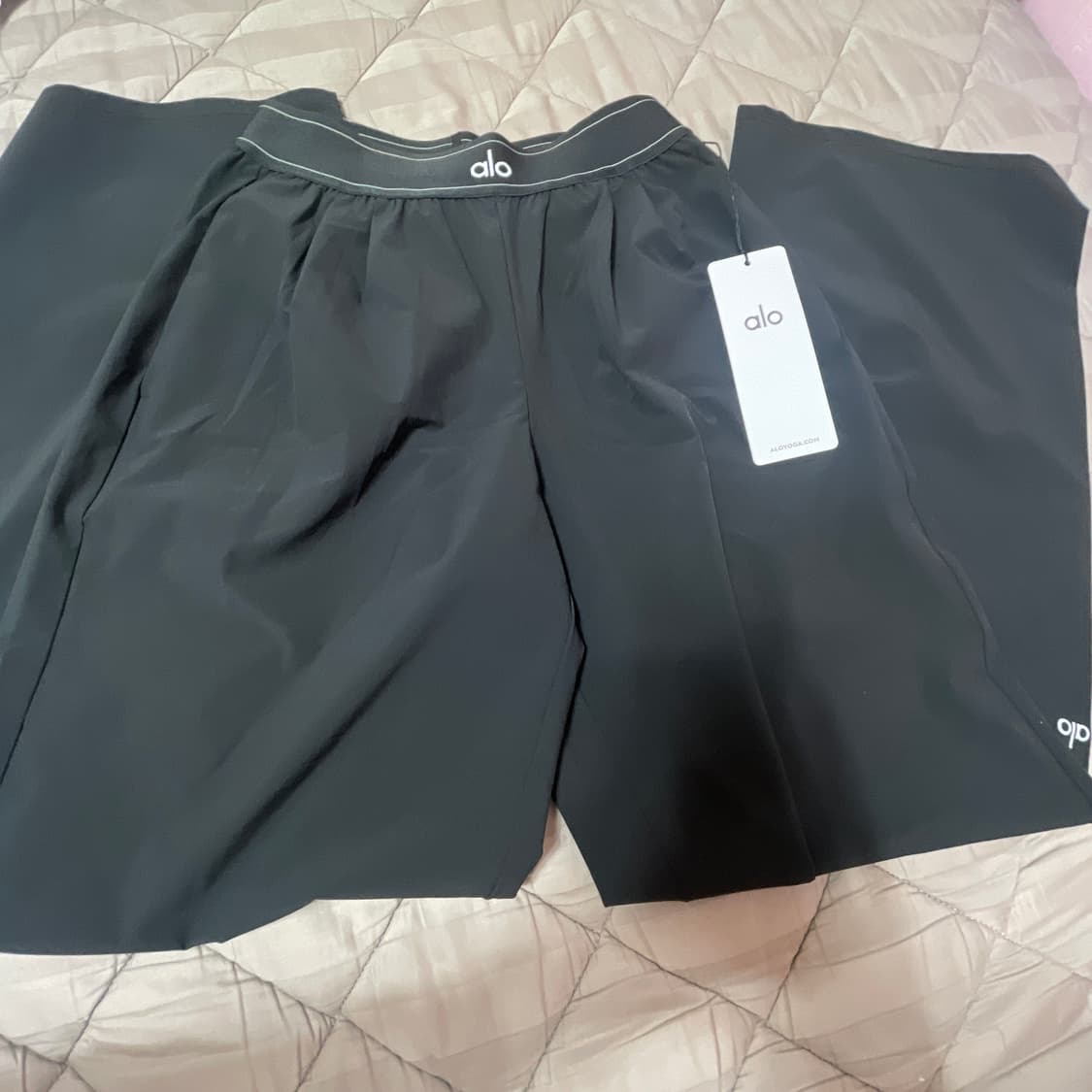 알로 요가 수트업 트라우저 팬츠 레귤러 xs 블랙 상품이미지3