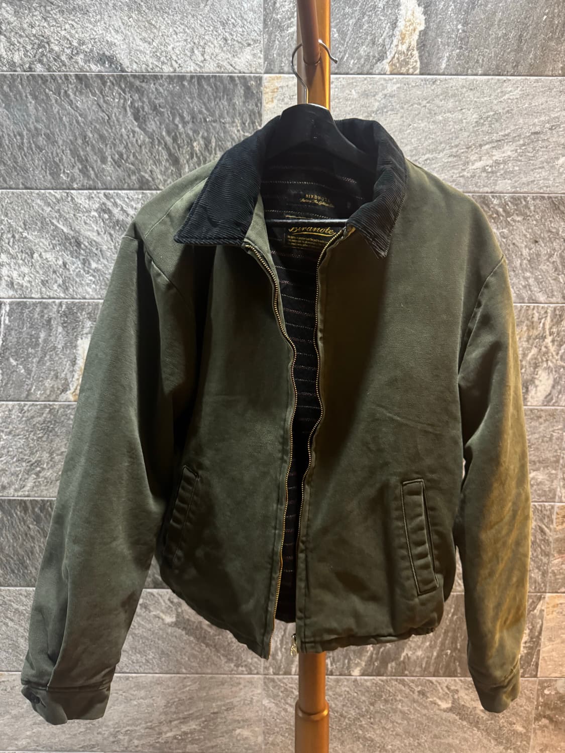 버드노트 파이브 덕 저켓 카키 42 상품이미지2