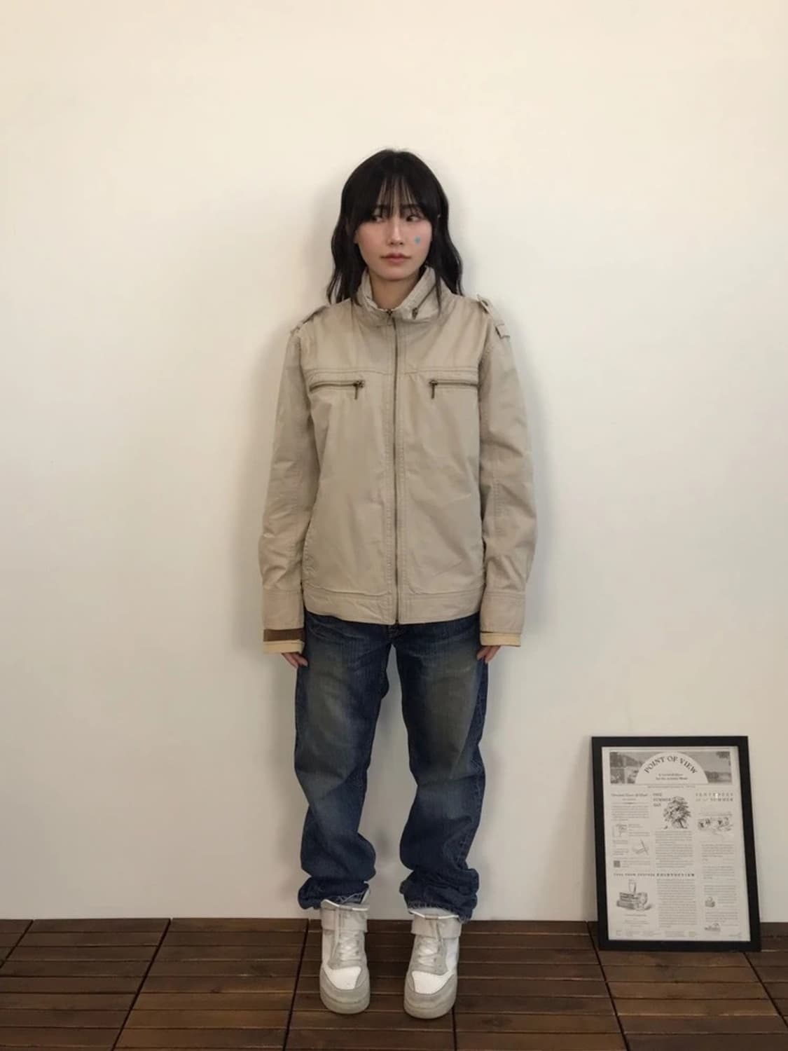 Thruxton Military Beige Zip Jacket 상품이미지2
