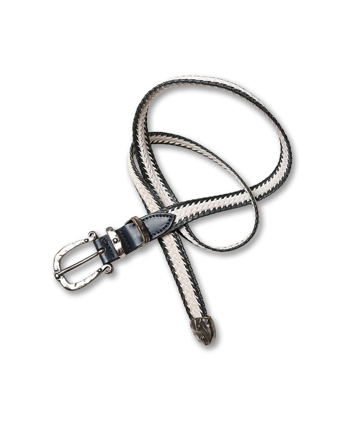 티베리오 페레티 [Tiberio Ferretti] 네이비 위빙 벨트 상품이미지1