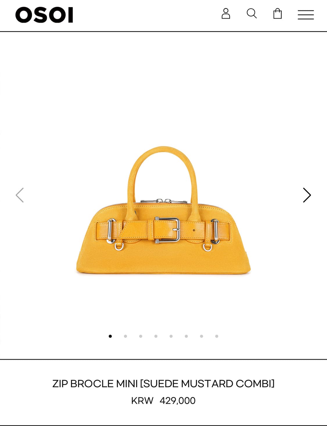 오소이 버클 미니숄더백 3way 상품이미지4