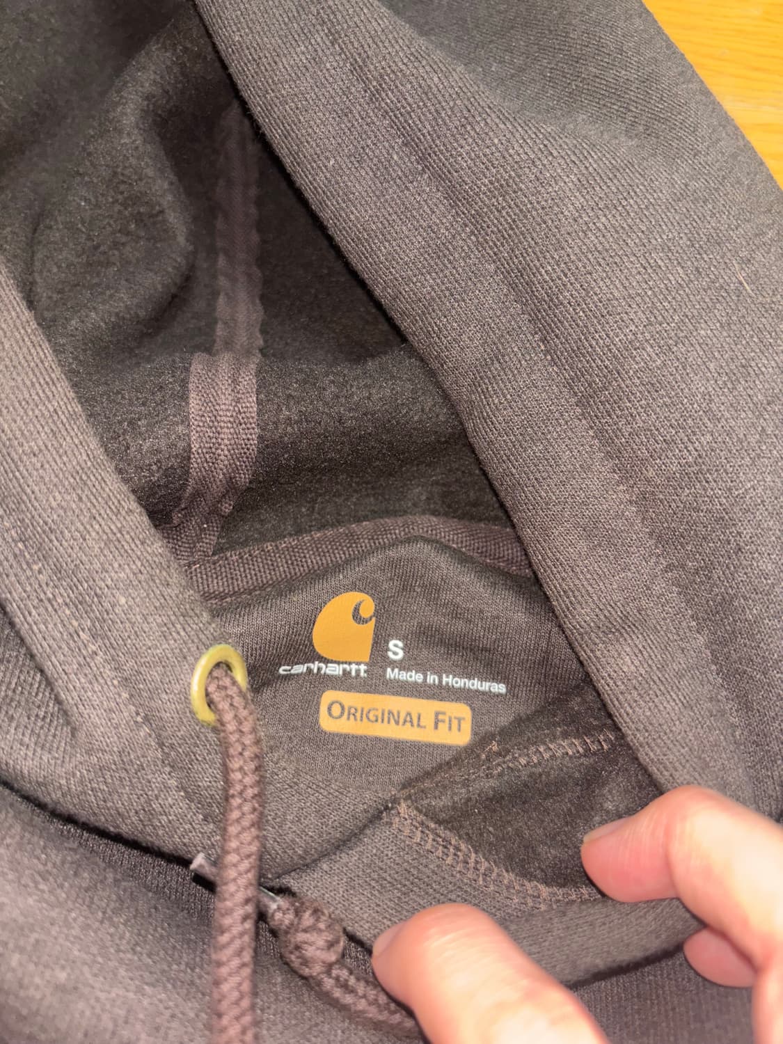 킬하트 다크브라운 후드티 상품이미지6