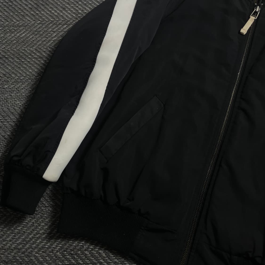 Venta Black 디테일 박시핏 블루종 봄버 자켓 y 4699 상품이미지5