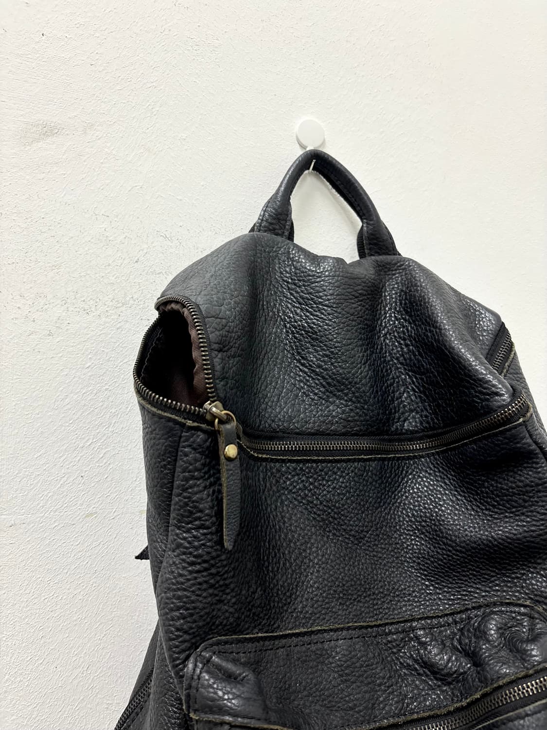 “Vintage” Black Y2K Leather Bag 상품이미지2