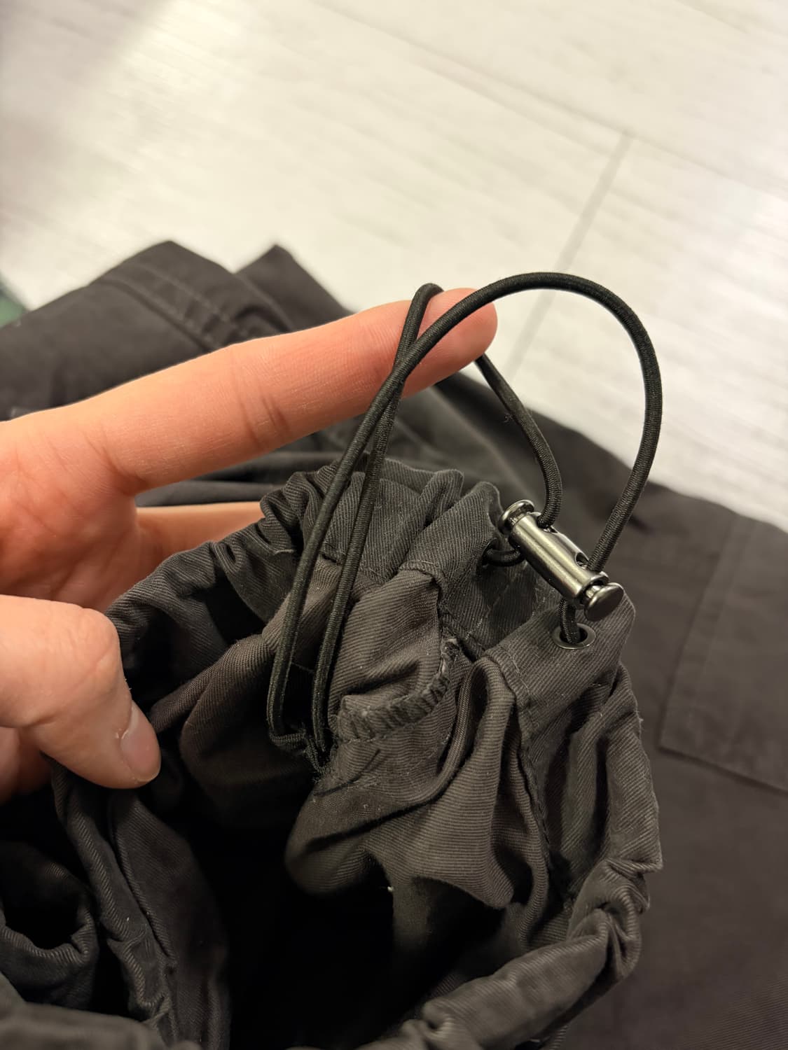 워시드 플라이트 카고 팬츠 CHARCOAL 상품이미지6