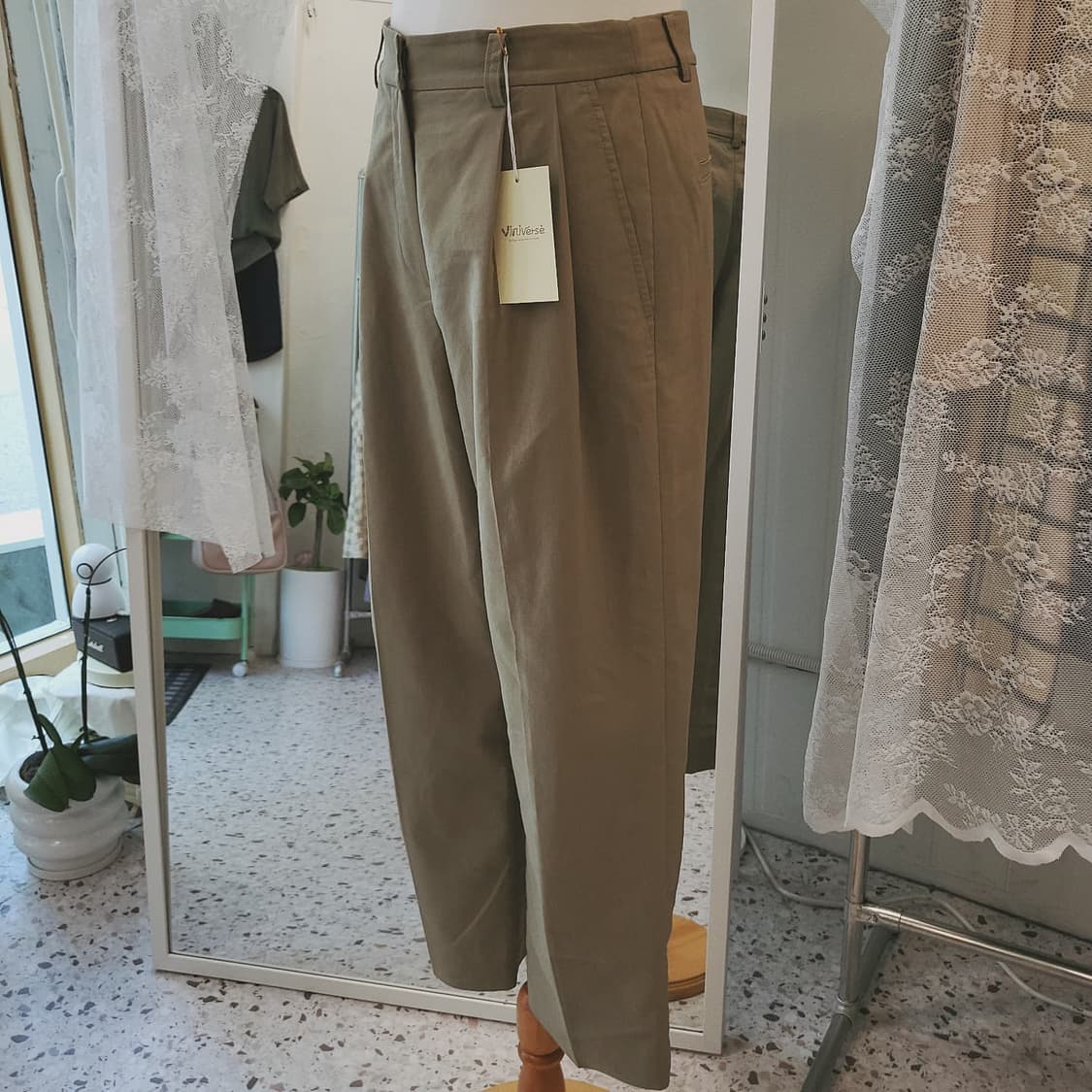 Dereklam 썸머 카키슬랙스 상품이미지9