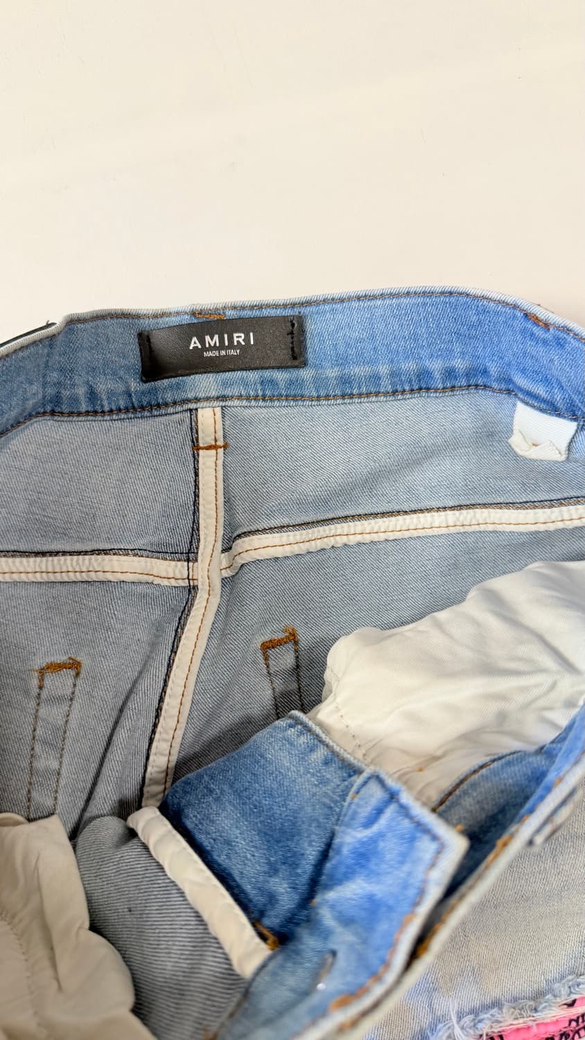 정품 아미리 AMIRI 청바지 30인치 정가 160만원대 시그니처인 반다 상품이미지8