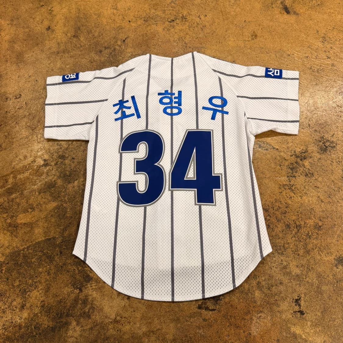 [ 3 ] 삼성 라이온즈 34번 최형우 반팔 유니폼 b10 상품이미지3