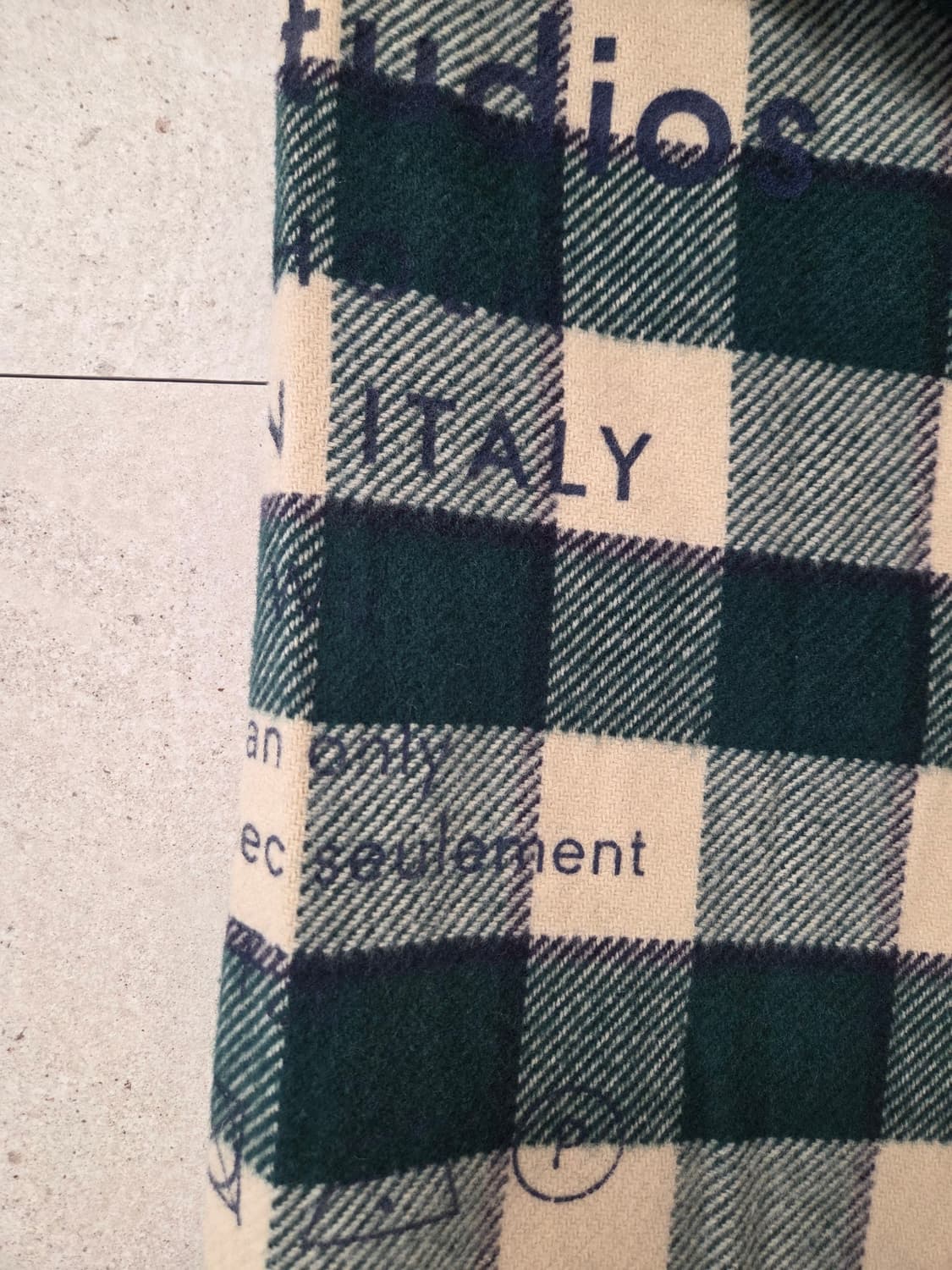 아크네 스튜디오 캐시어(Cassiar) 체크 머플러 스카프 상품이미지4