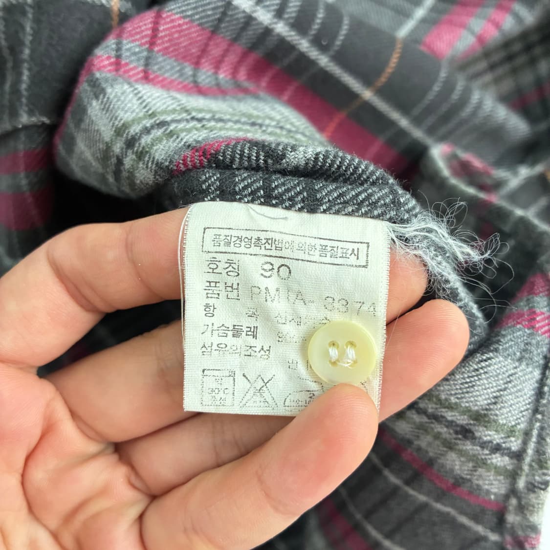 Polo  폴로 랄프로렌 90,s 자수 체크 셔츠 상품이미지5